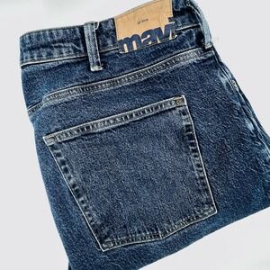 Mavi All Blue London Relaxed Tapered Men's Jeans 38x31 Turkish Denim